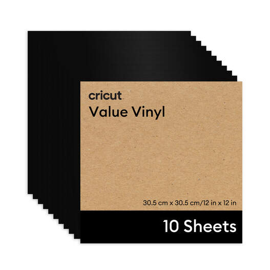Cricut&reg; Value Vinyl - 12 in x 12 in (10 ct)